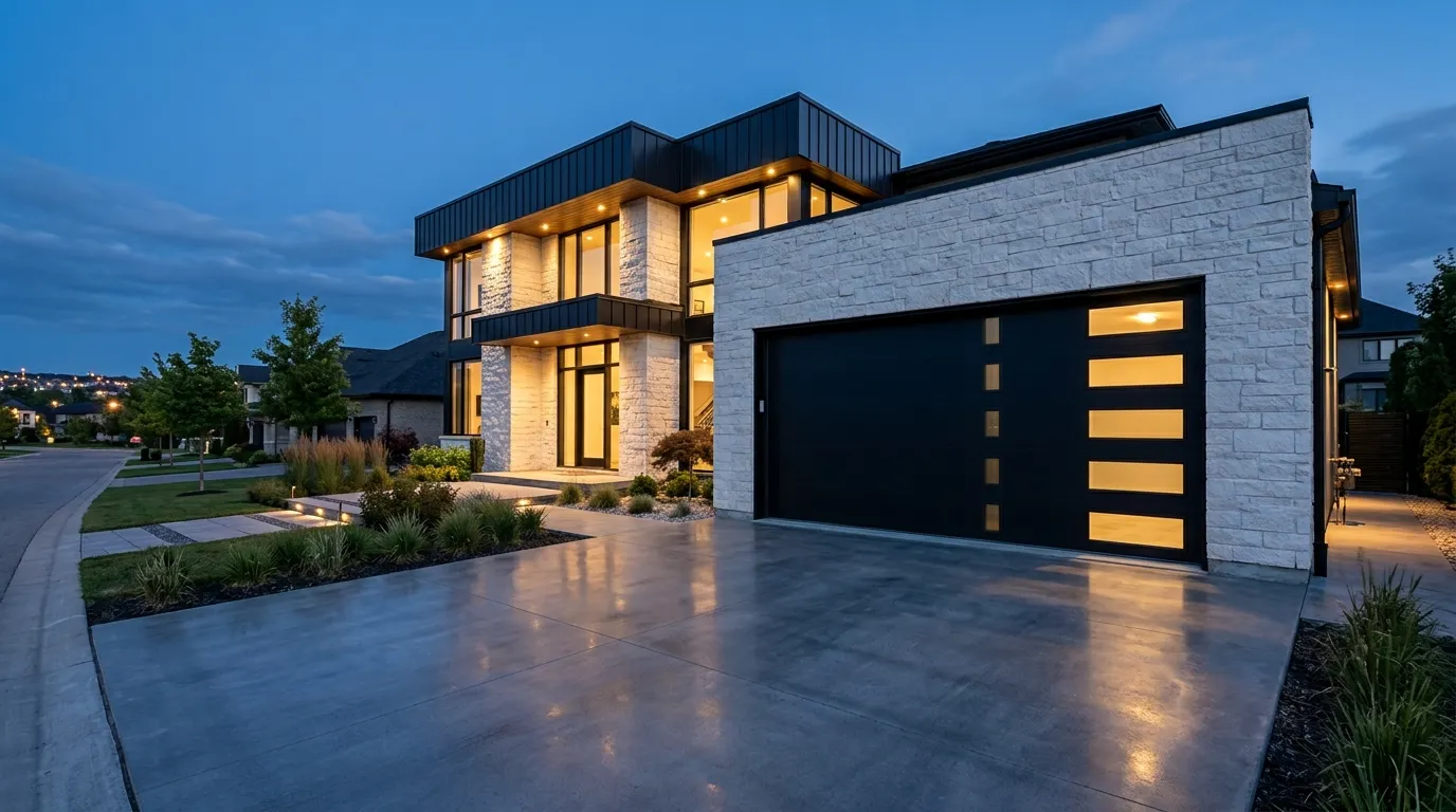 Residential garage doors