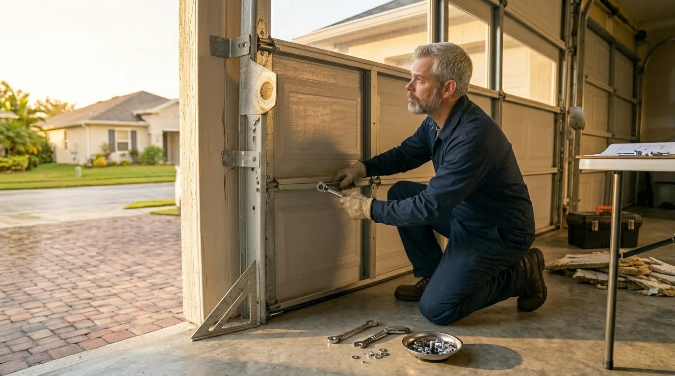 Repaired & tested - Spanish Fork garage door service