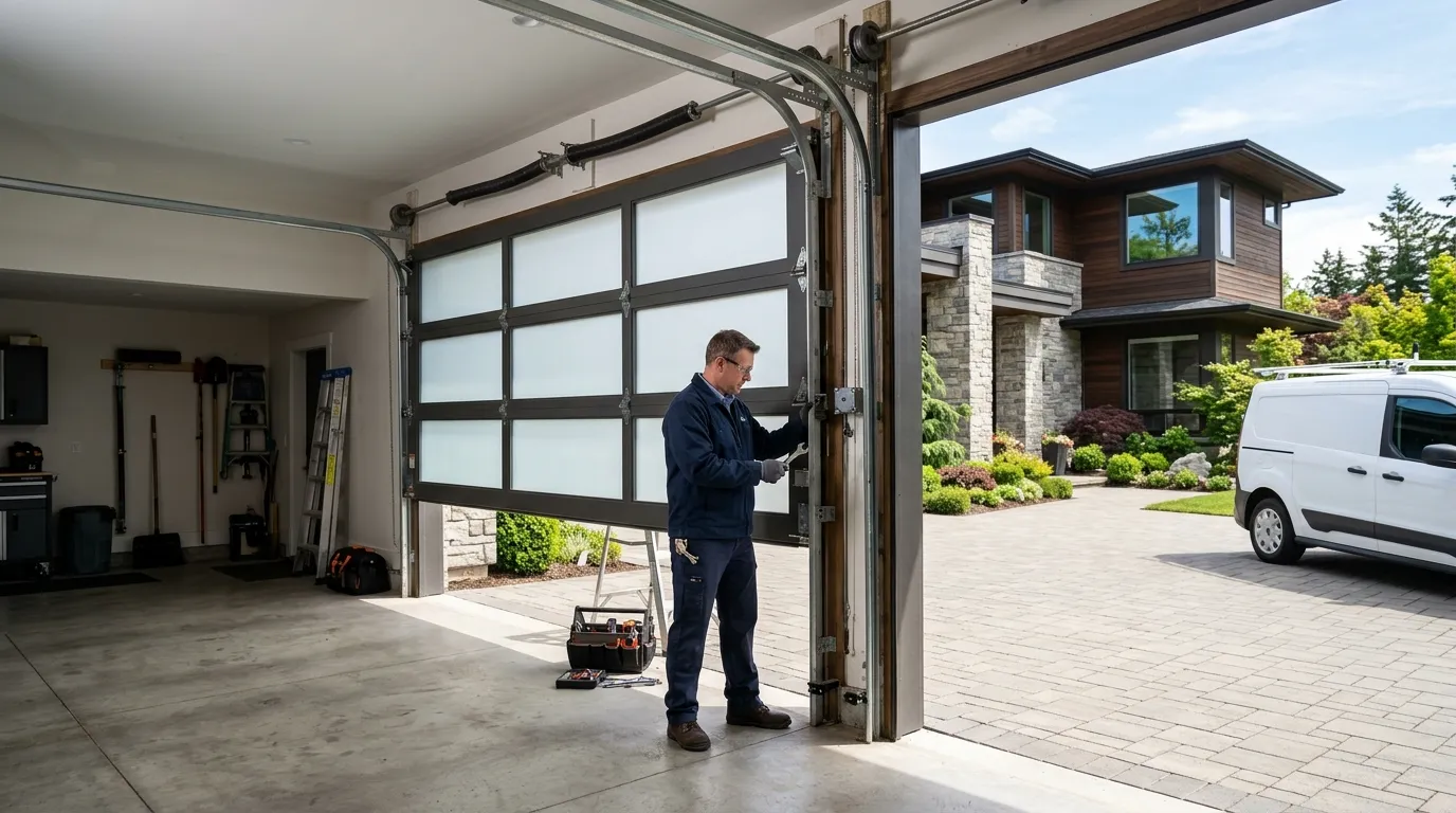 Repaired & tested - Spanish Fork garage door service