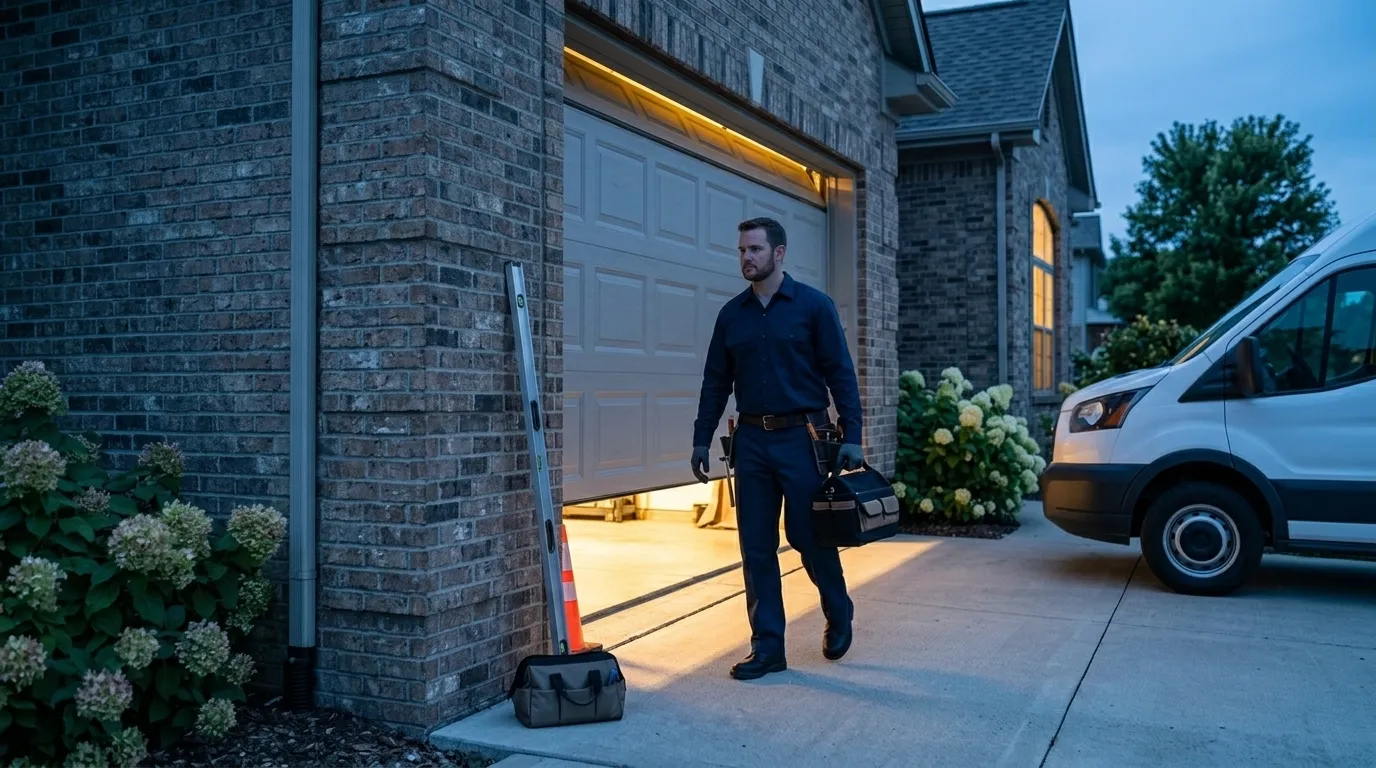 Carriage style garage door