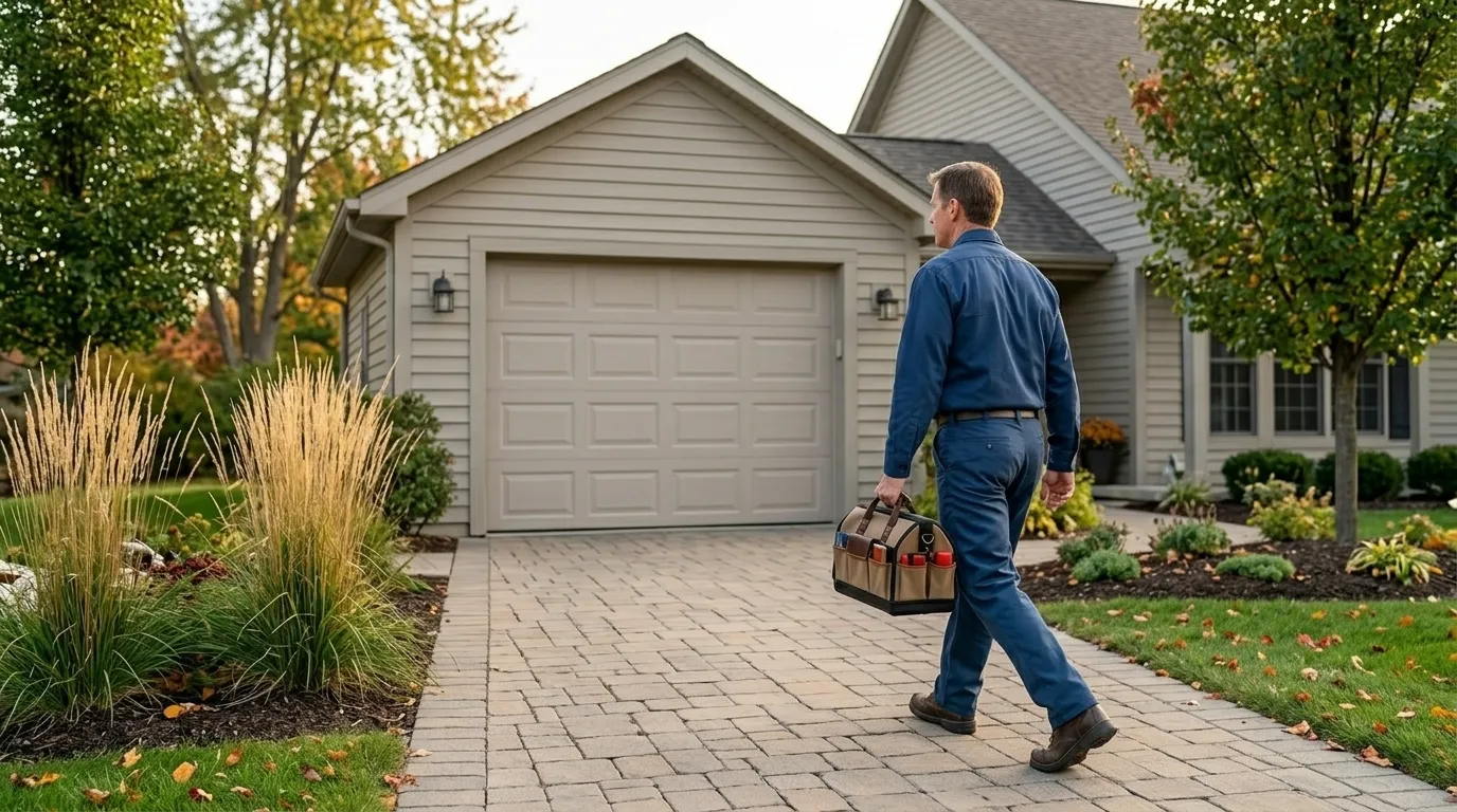 Carriage style garage door